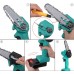 Mini Cordless Chainsaw 6-Inch Portable Electric Chainsaw with Rechargeable Battery